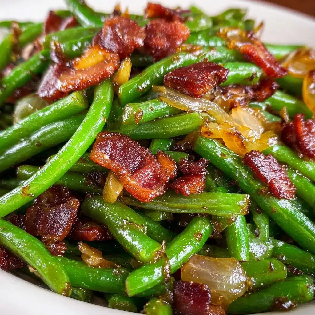 Quick and Easy Southern Bacon and Green Beans Recipe - Recipe Image