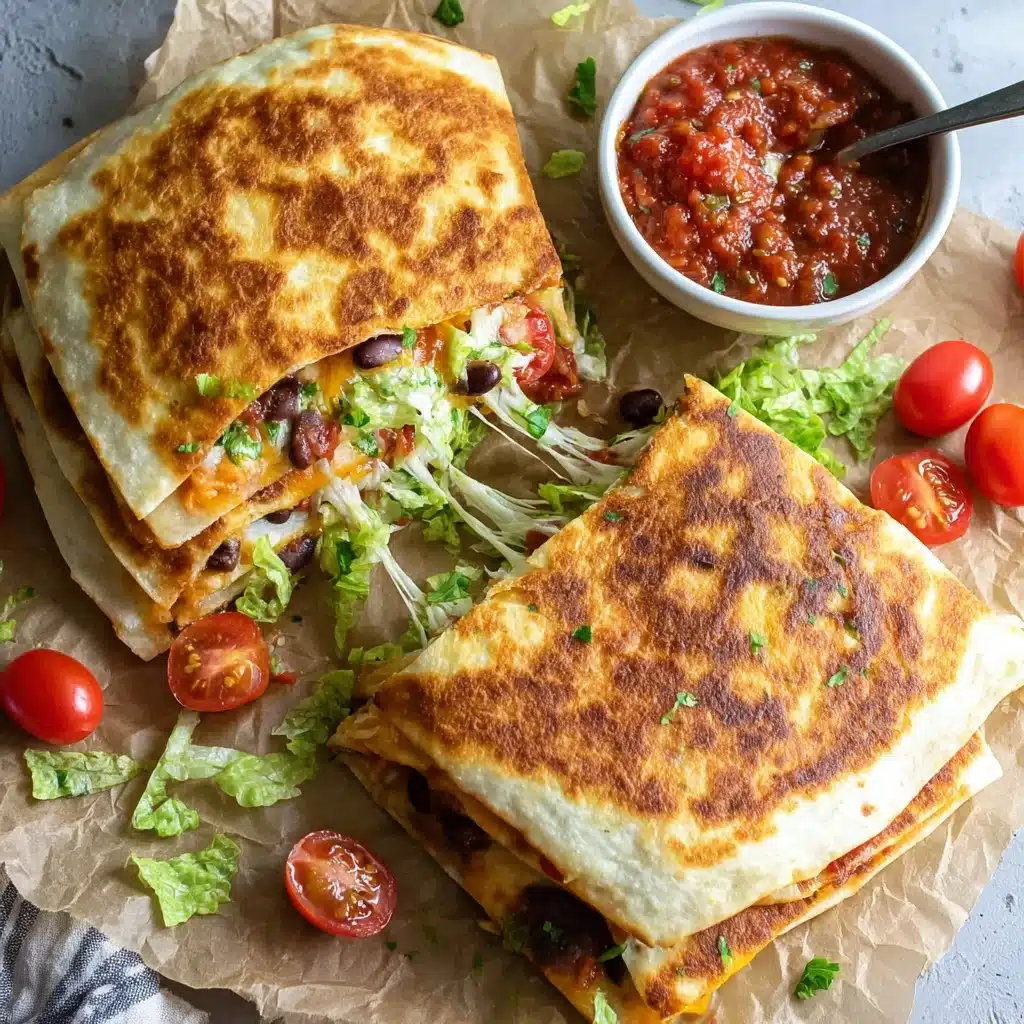 Black Bean Crunch Wrap Recipe - Recipe Image