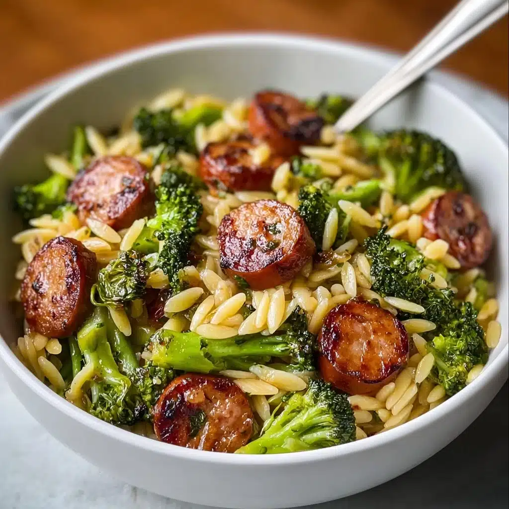 Chicken Sausage and Broccoli Orzo: A Delicious Recipe! Recipe - Recipe Image