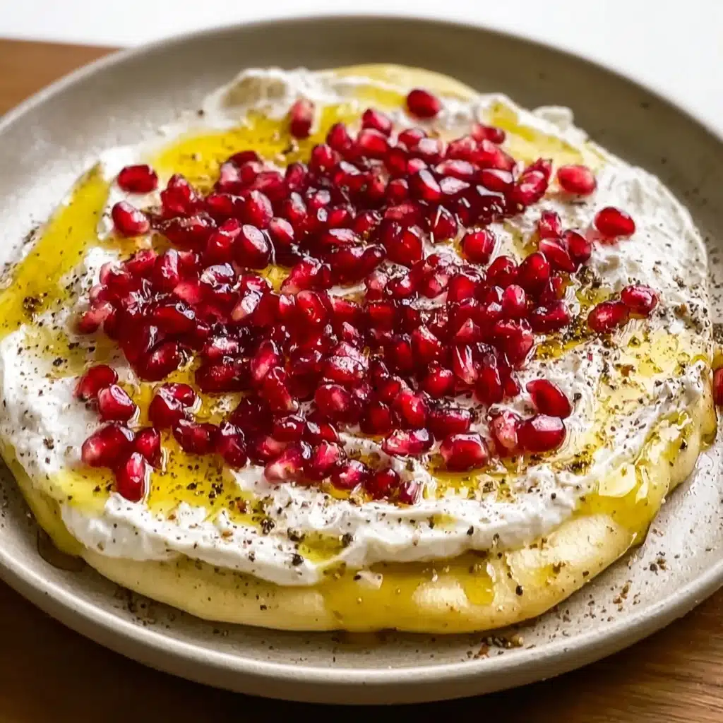 Baked Brie with Honey and Pomegranate Seeds Recipe - Recipe Image