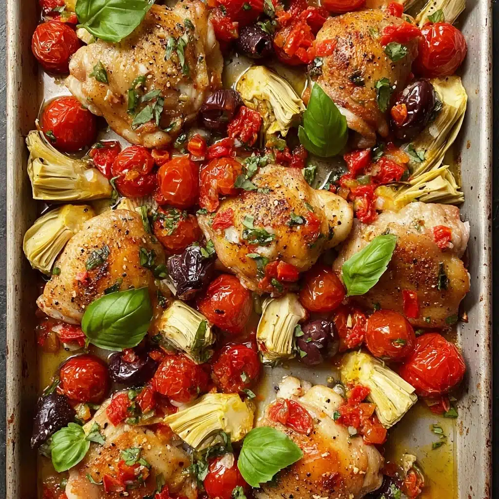Sheet Pan Pesto Chicken Recipe - Recipe Image