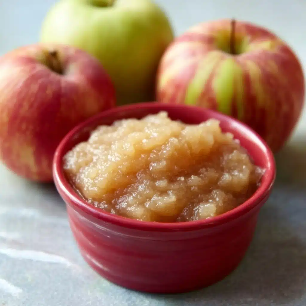 Slow Cooker Applesauce | Easy, Simple, No Added Sugar Recipe - Recipe Image