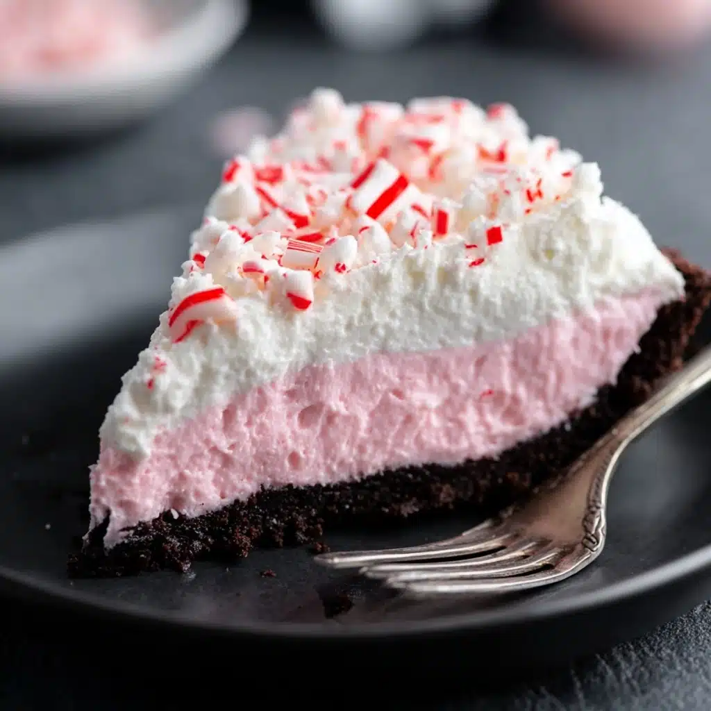 No Bake Christmas Peppermint Pie Recipe - Recipe Image