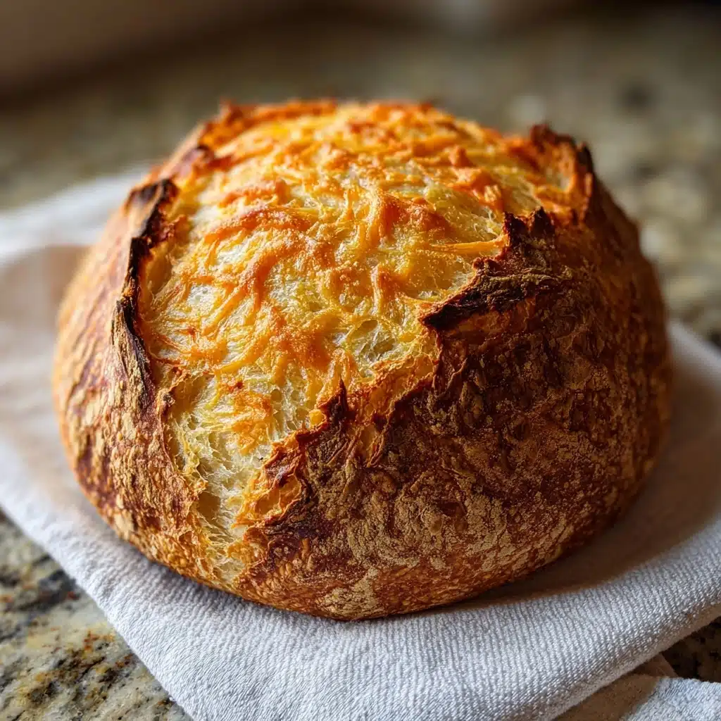 No-Knead Cheese Bread Recipe - Recipe Image