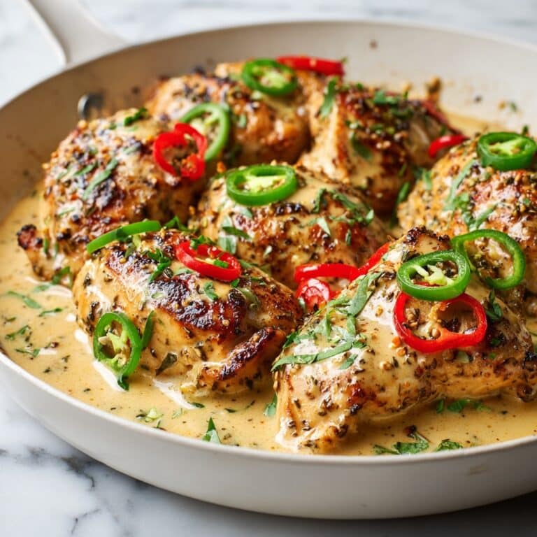 Creamy Pepperoncini Chicken Skillet Recipe