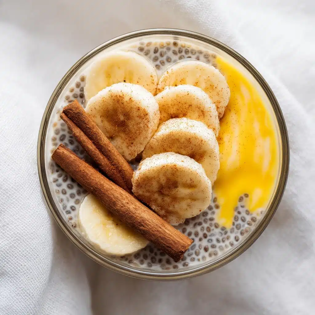 High-Protein, Banana Chia Seed Pudding With Almond Milk Recipe - Recipe Image