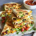 Black Bean Crunch Wrap Recipe