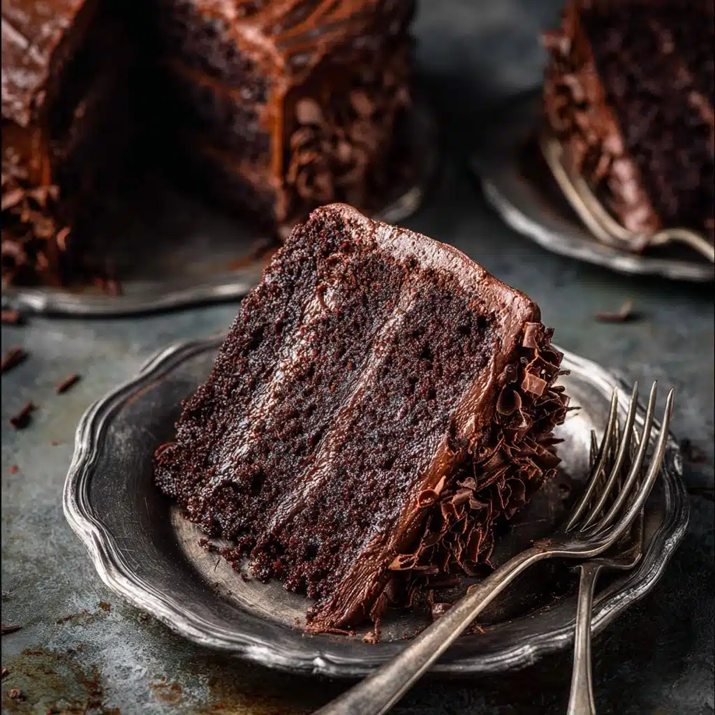 Old-Fashioned Devil's Food Cake Recipe - Recipe Image