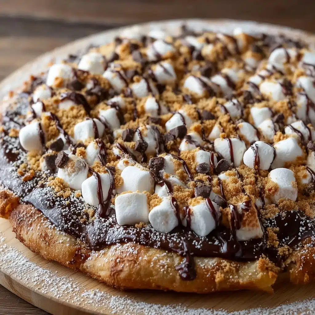 Chocolate Fudge Dessert Pizza Recipe - Recipe Image