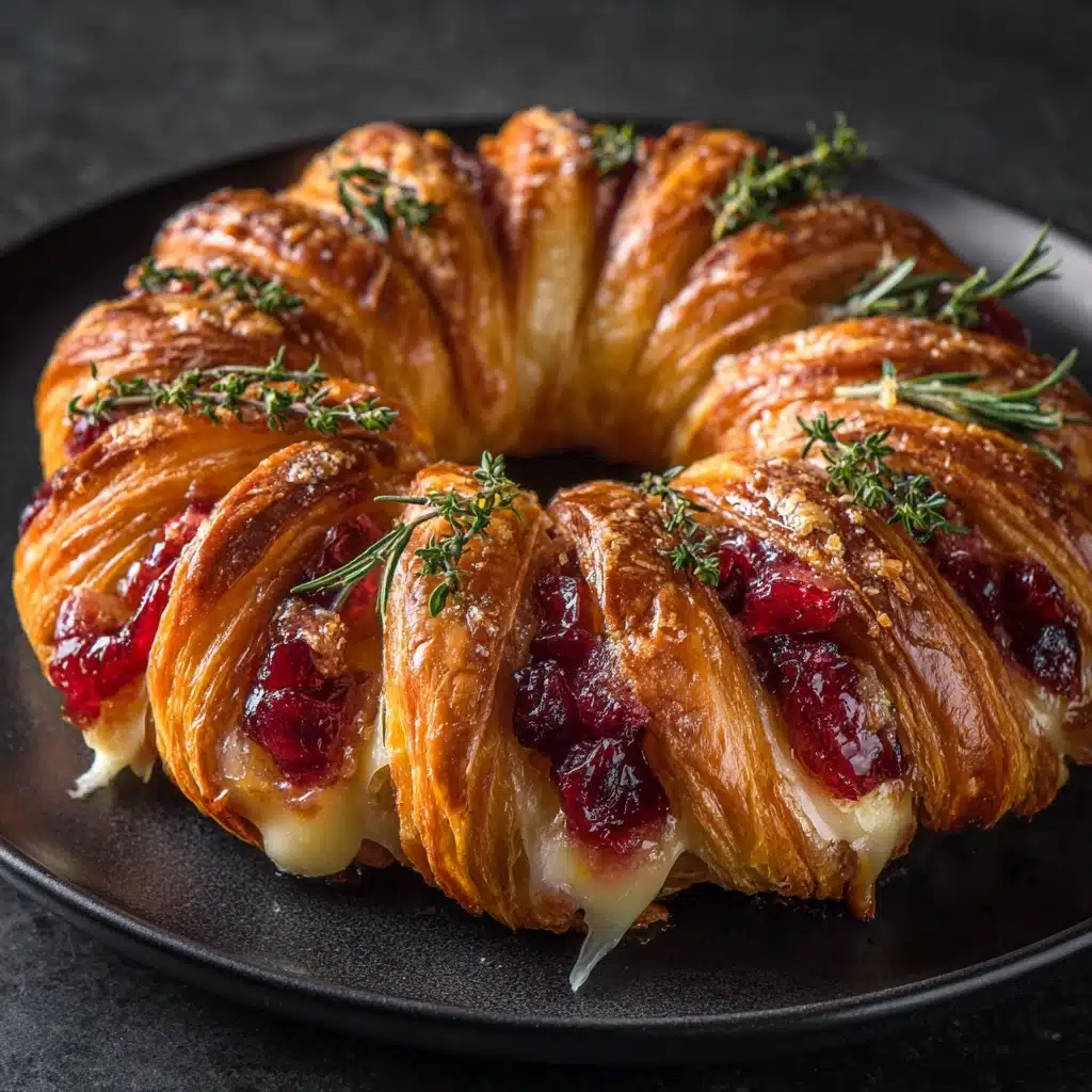 Turkey Cranberry Crescent Ring Recipe - Recipe Image
