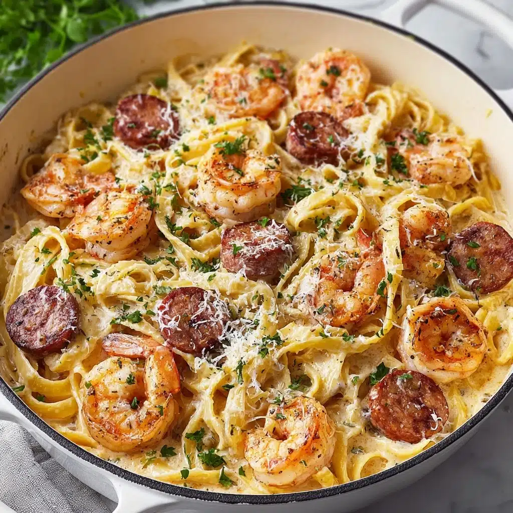 Pasta: I recommend fettuccine or linguine for their ability to hold the creamy sauce beautifully Recipe - Recipe Image