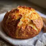 No-Knead Cheese Bread Recipe