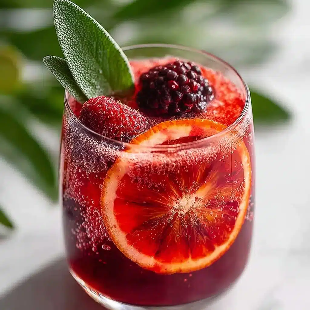 Sweet Blood Orange Rose Sangria Recipe - Recipe Image