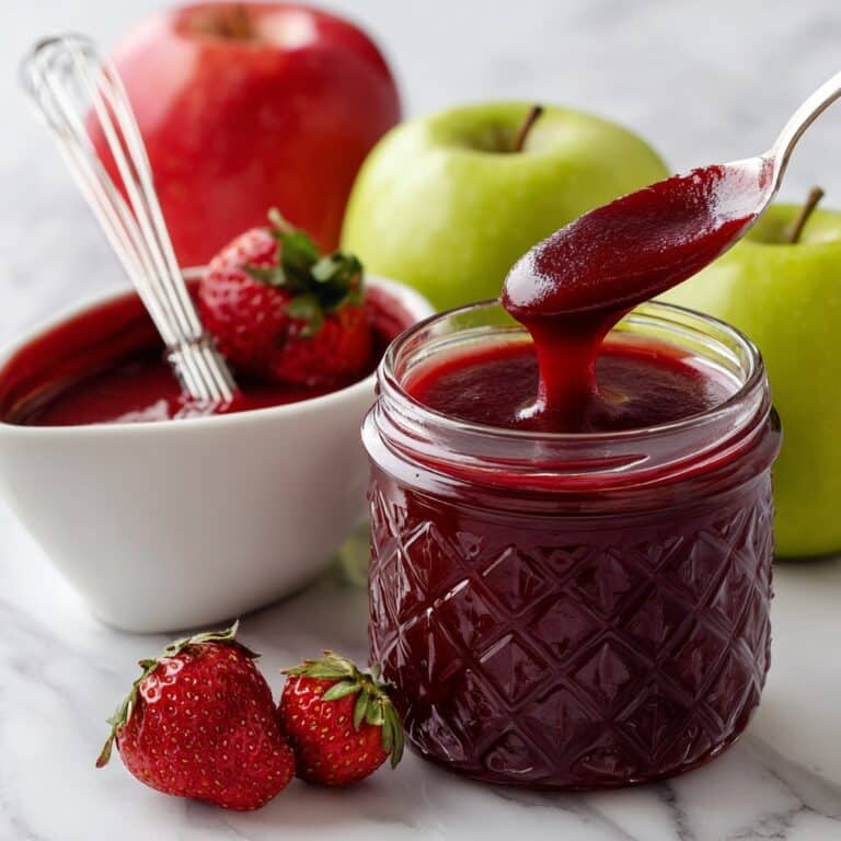 Slow Cooker Strawberry Applesauce Recipe
