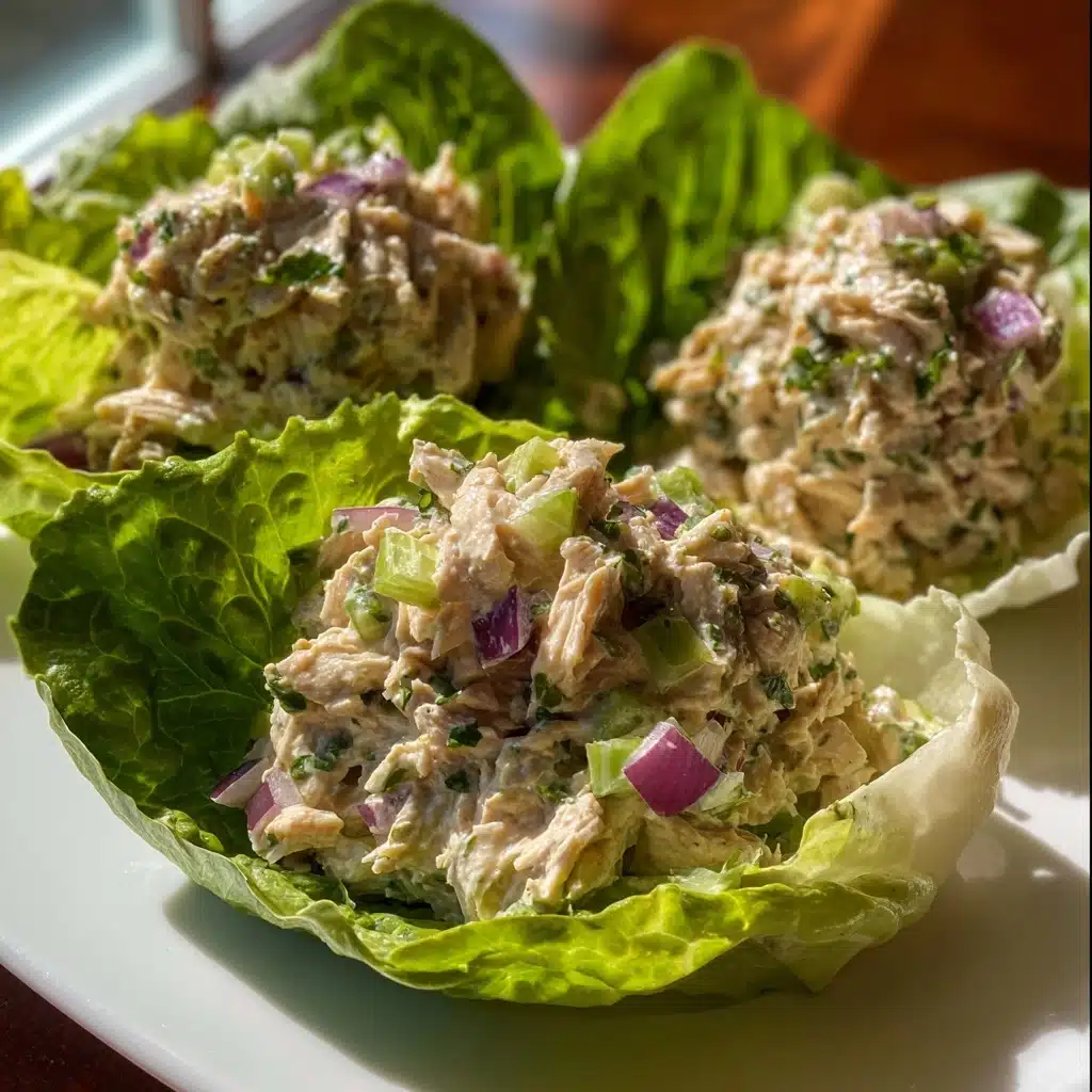 Delicious Chicken Salad Lettuce Wraps for Comforting Meals Recipe - Recipe Image