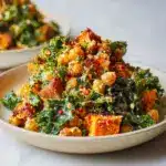 Deliciously Ella’s Creamy Kale and Sweet Potato Salad Recipe