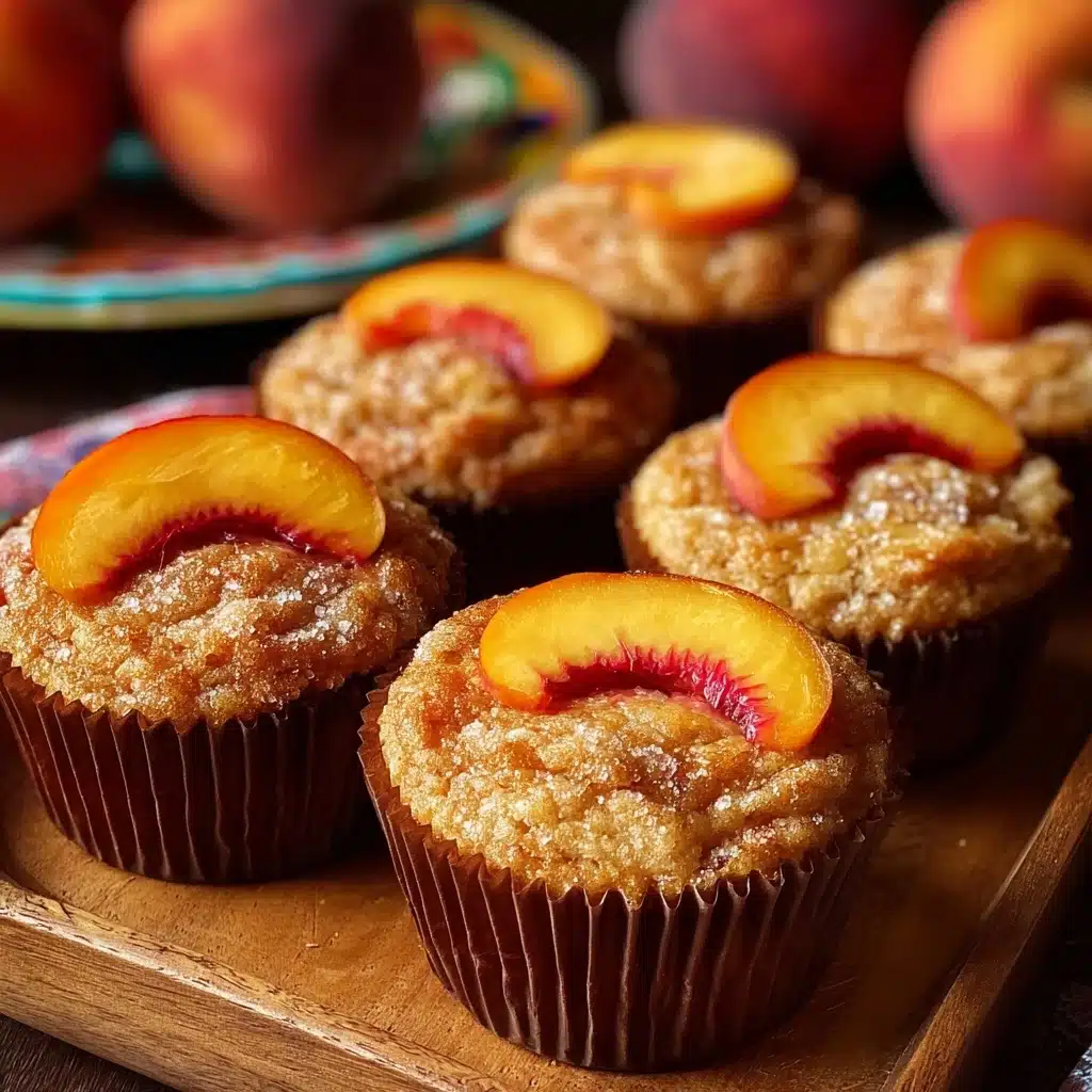 Peach Financiers: Elegant French Almond Cakes Recipe - Recipe Image