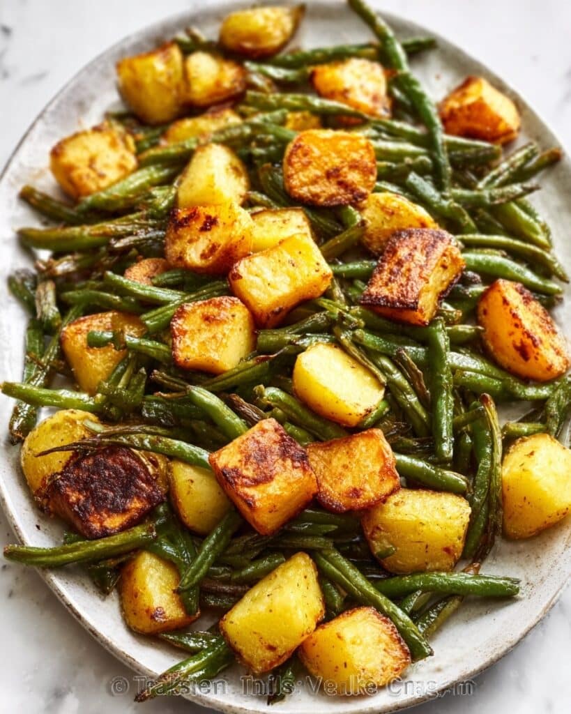 Roasted Potatoes and Green Beans Recipe