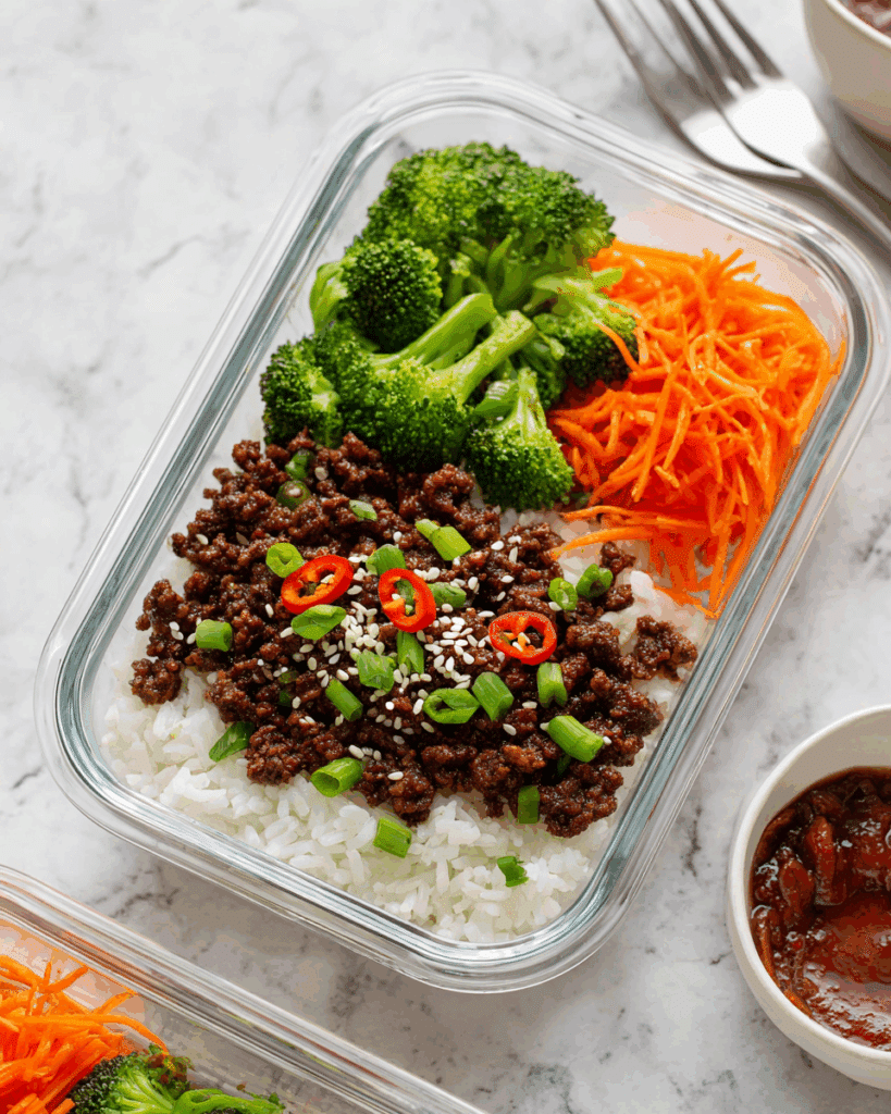 Firecracker Beef Meal Prep Bowls Recipe