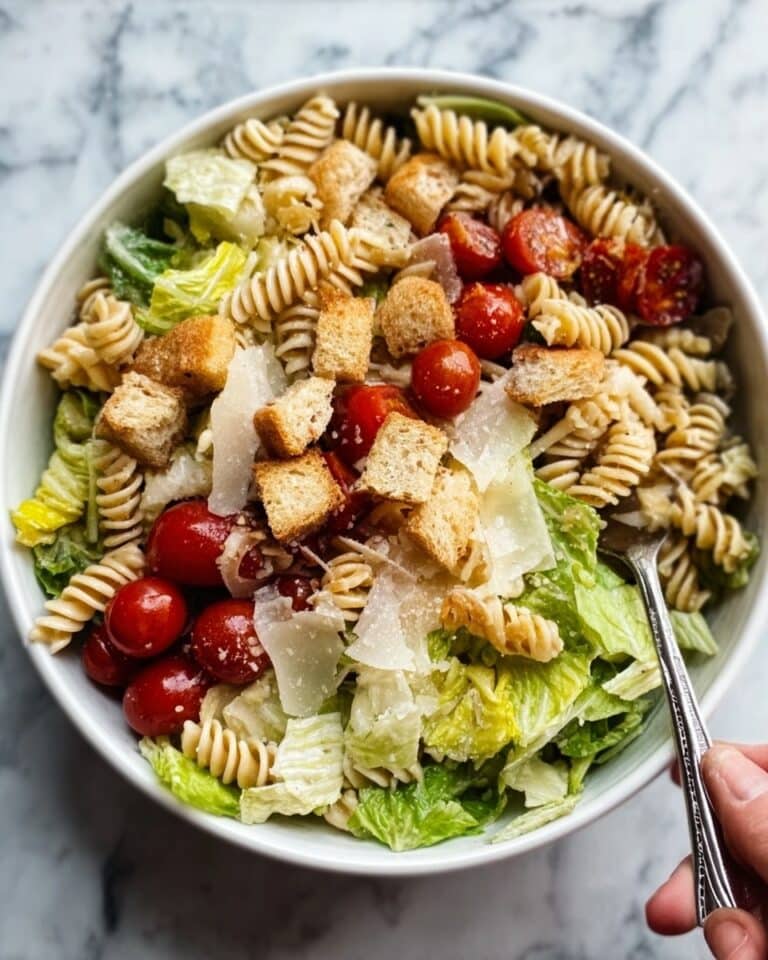 Chicken Caesar Pasta Salad Recipe
