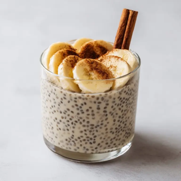 High-Protein, Banana Chia Seed Pudding With Almond Milk Recipe