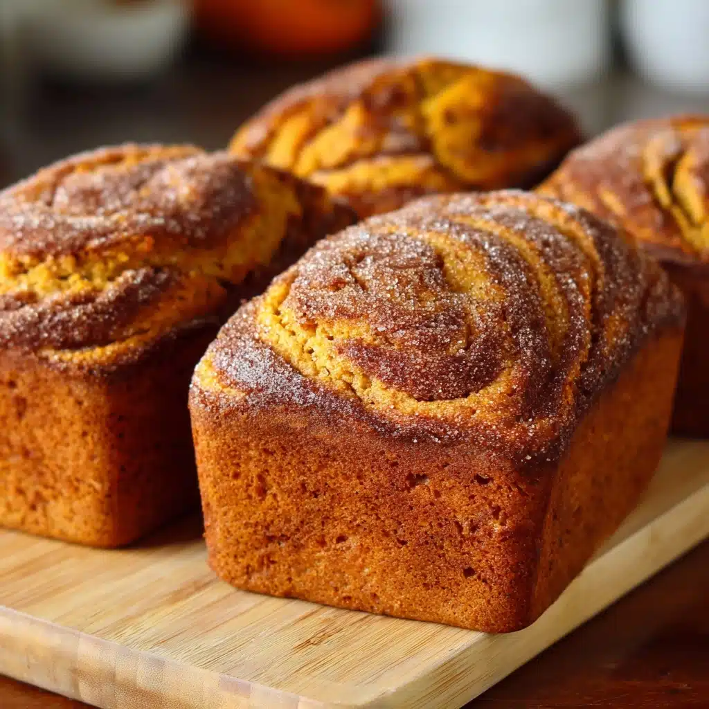 Cinnamon Swirl Pumpkin Bread Mini Loaves Recipe - Recipe Image