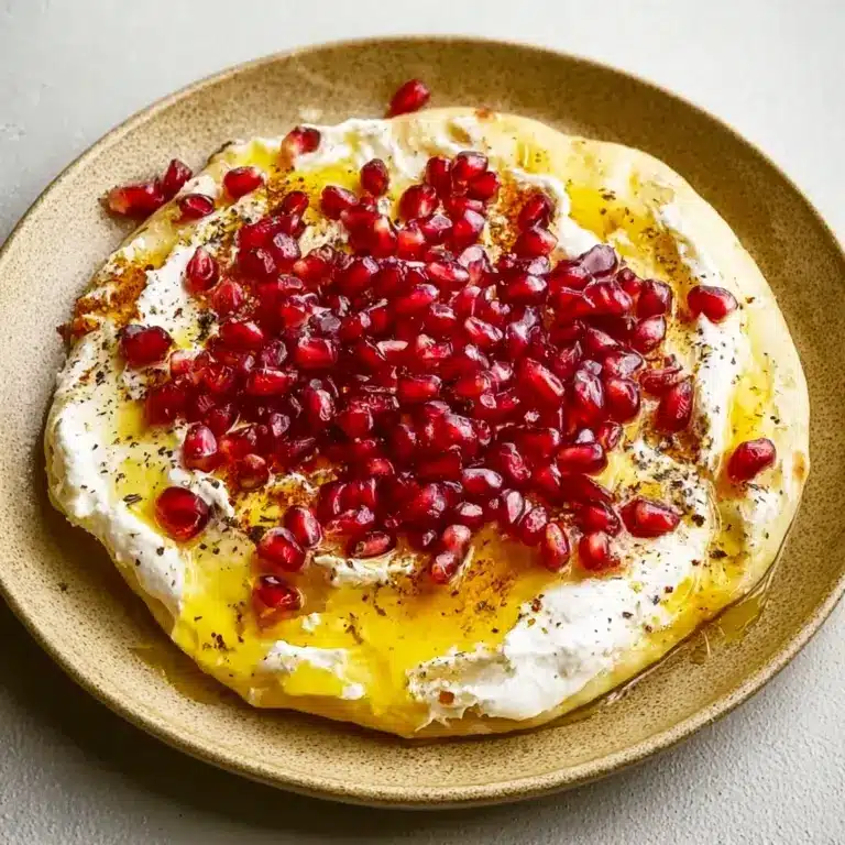 Baked Brie with Honey and Pomegranate Seeds Recipe