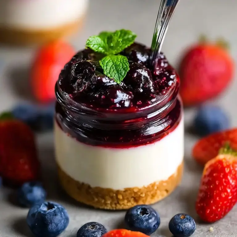 No Bake Mini Cheesecakes (Cheesecake Jars) Recipe
