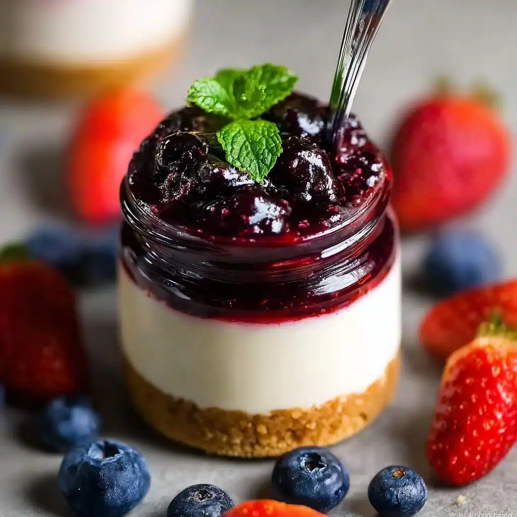 No Bake Mini Cheesecakes (Cheesecake Jars) Recipe