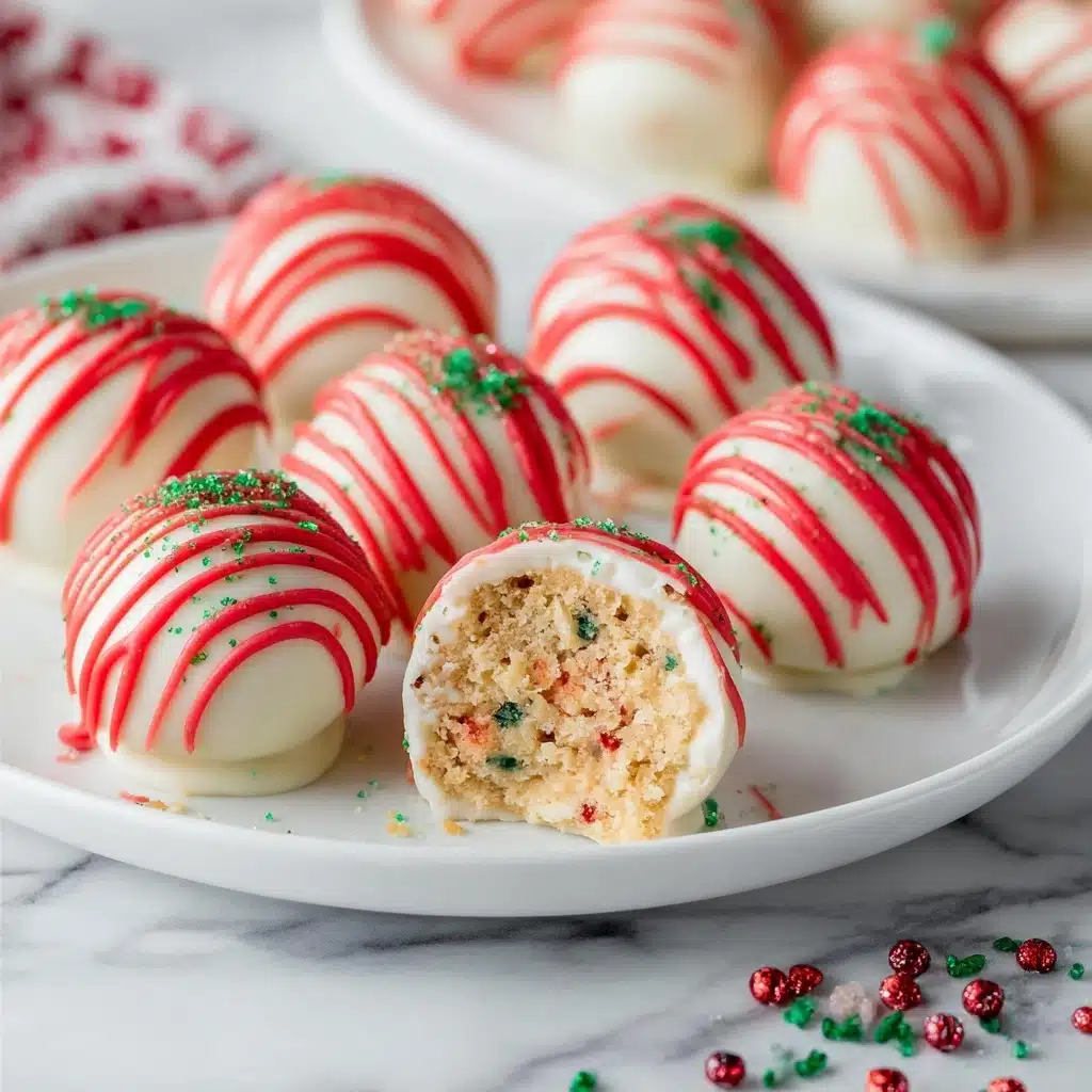 Christmas Tree Cake Truffles Recipe - Recipe Image