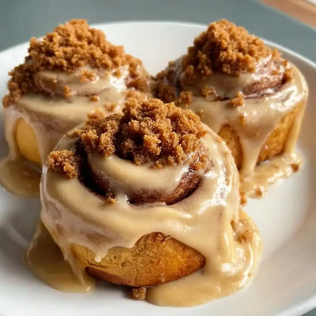 Biscoff Cookie Butter Cinnamon Rolls Recipe - Recipe Image