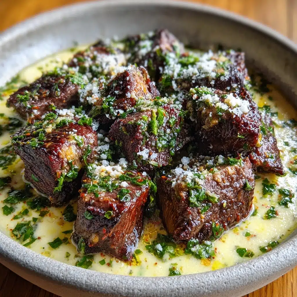 Melt-in-Your-Mouth Garlic Butter Steak Bites Recipe - Recipe Image
