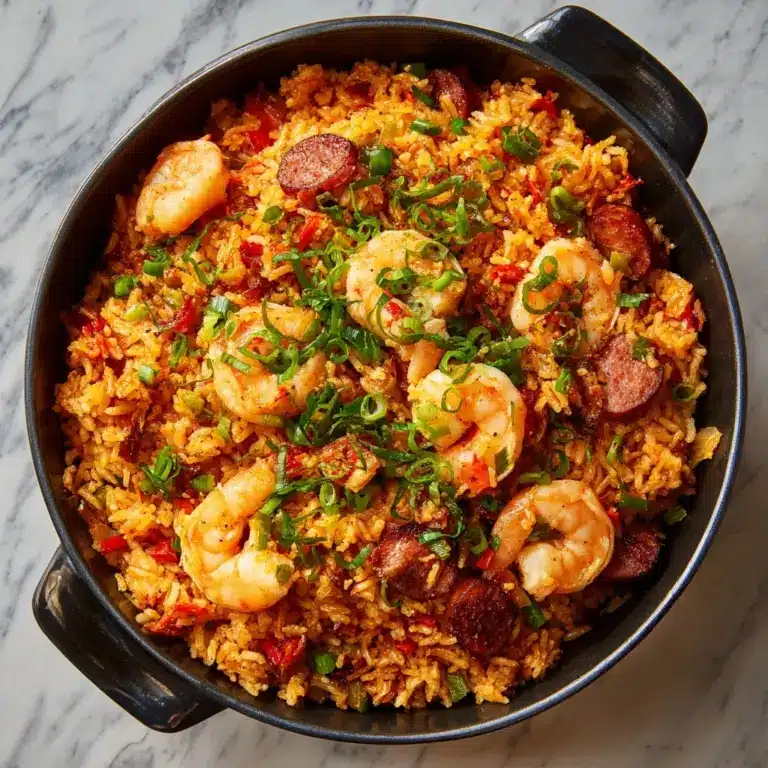 One Pot Shrimp and Sausage Jambalaya Recipe
