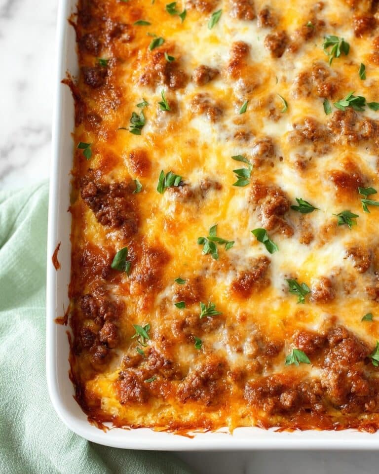 Overnight Sausage and Egg Breakfast Casserole Recipe