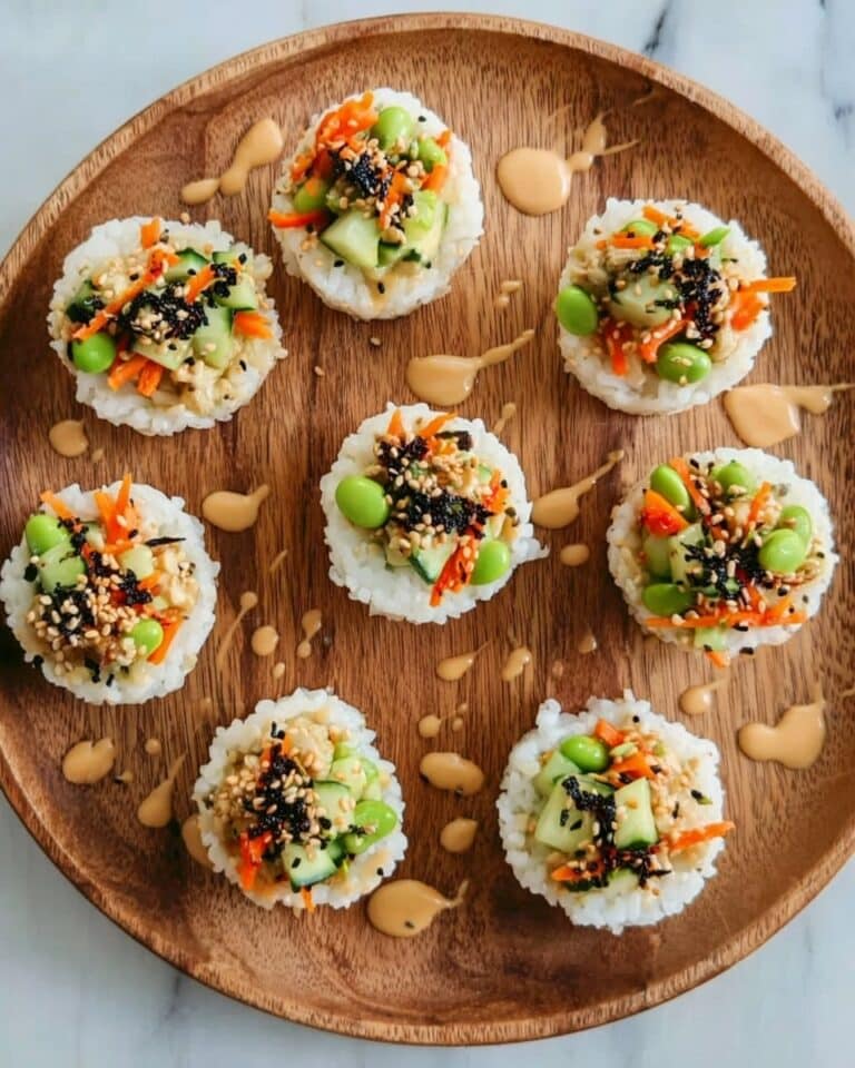 Sushi Cups: Bite-Sized Veggie-Loaded Sushi Appetizer Recipe