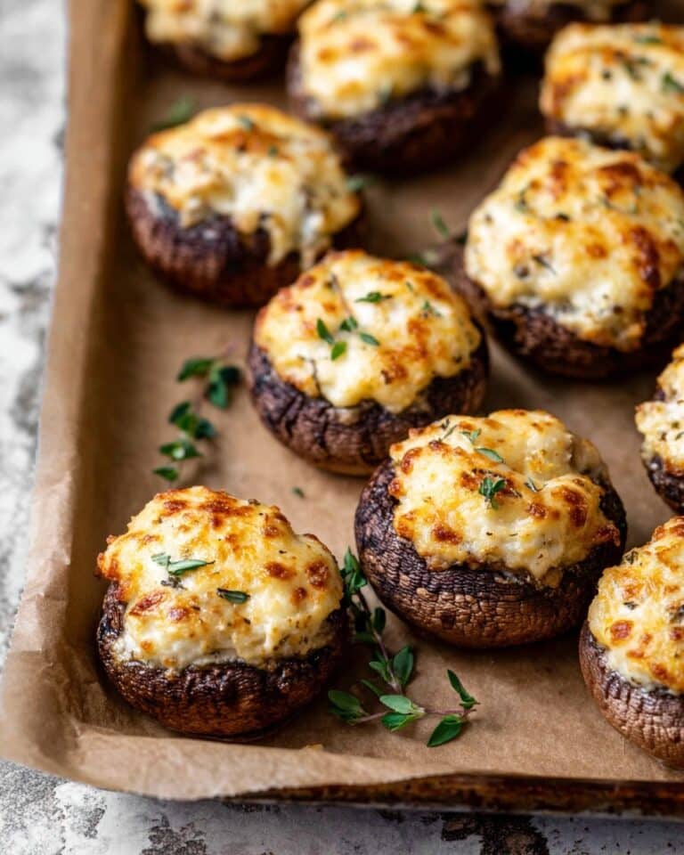 Cream Cheese Stuffed Mushrooms Recipe