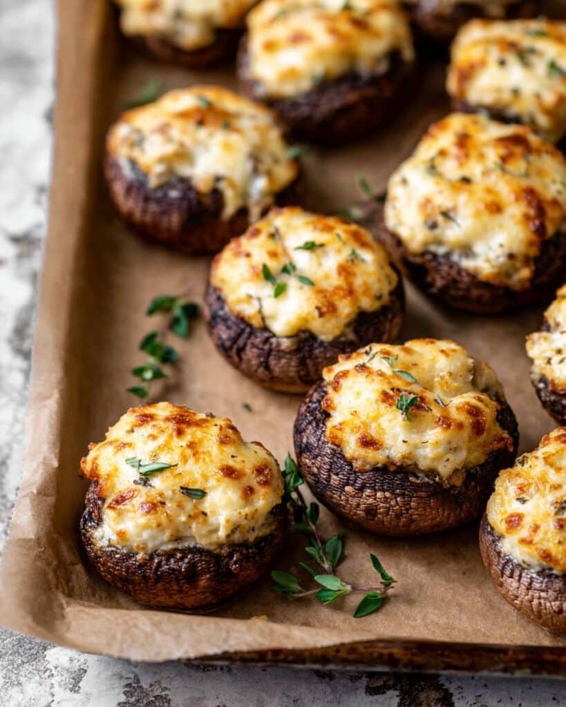 Cream Cheese Stuffed Mushrooms Recipe