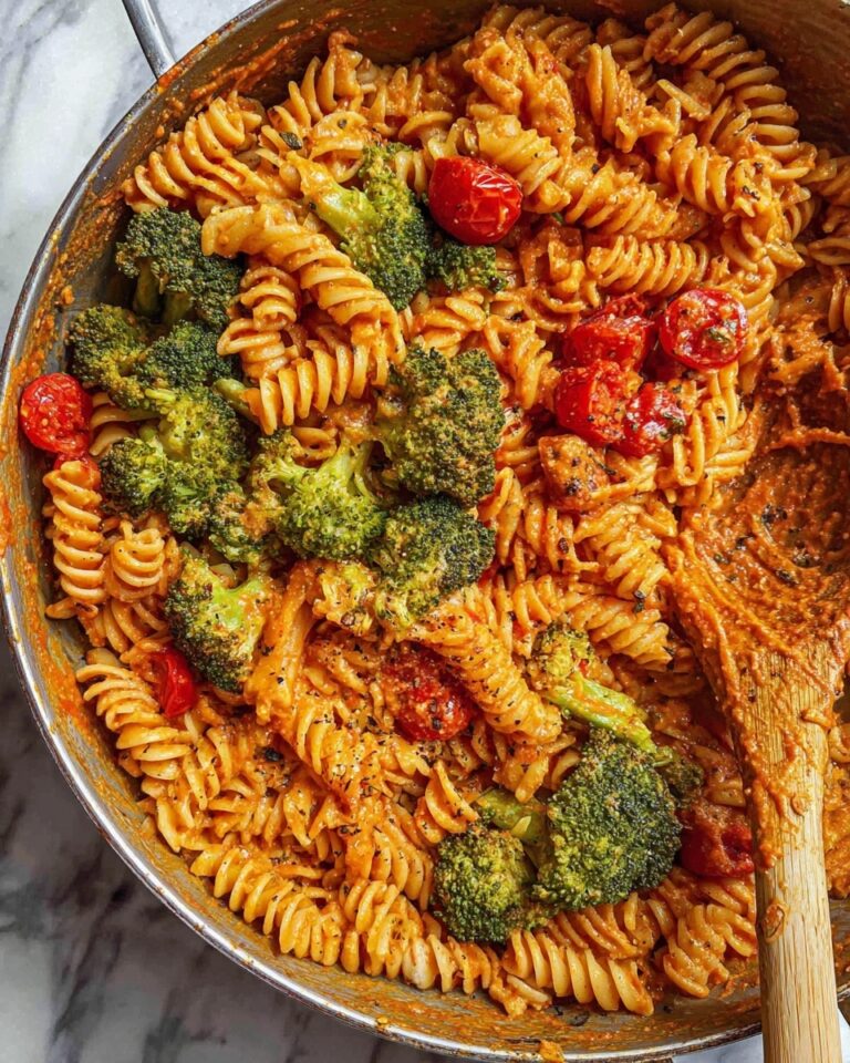 Creamy Tomato Pasta with Broccoli Recipe