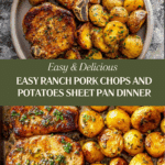 Ranch Pork Chops and Potatoes Sheet Pan Dinner Recipe