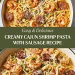 Pasta: I recommend fettuccine or linguine for their ability to hold the creamy sauce beautifully Recipe