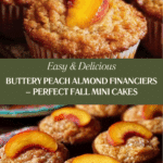 Peach Financiers: Elegant French Almond Cakes Recipe