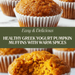 Healthy Greek Yogurt Pumpkin Muffins Recipe