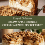 Apple Crumble Cheesecake Recipe