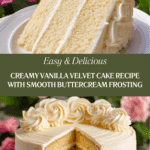 Vanilla Velvet Cake Recipe