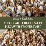 Chocolate Fudge Dessert Pizza Recipe