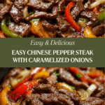 Sizzling Chinese Pepper Steak with Onions Recipe