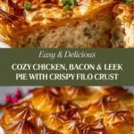 Chicken, Bacon and Leek Pie Recipe