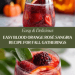 Sweet Blood Orange Rose Sangria Recipe