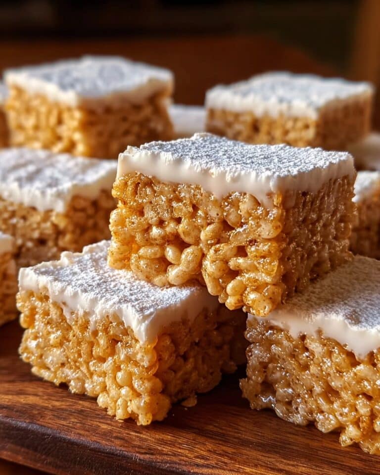 Gingerbread Rice Krispie Treats Recipe