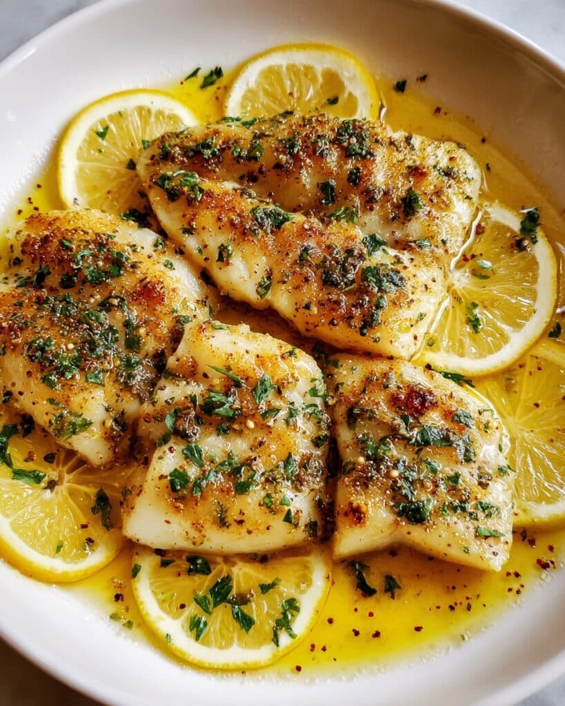Garlic Butter Oven Baked Tilapia Recipe